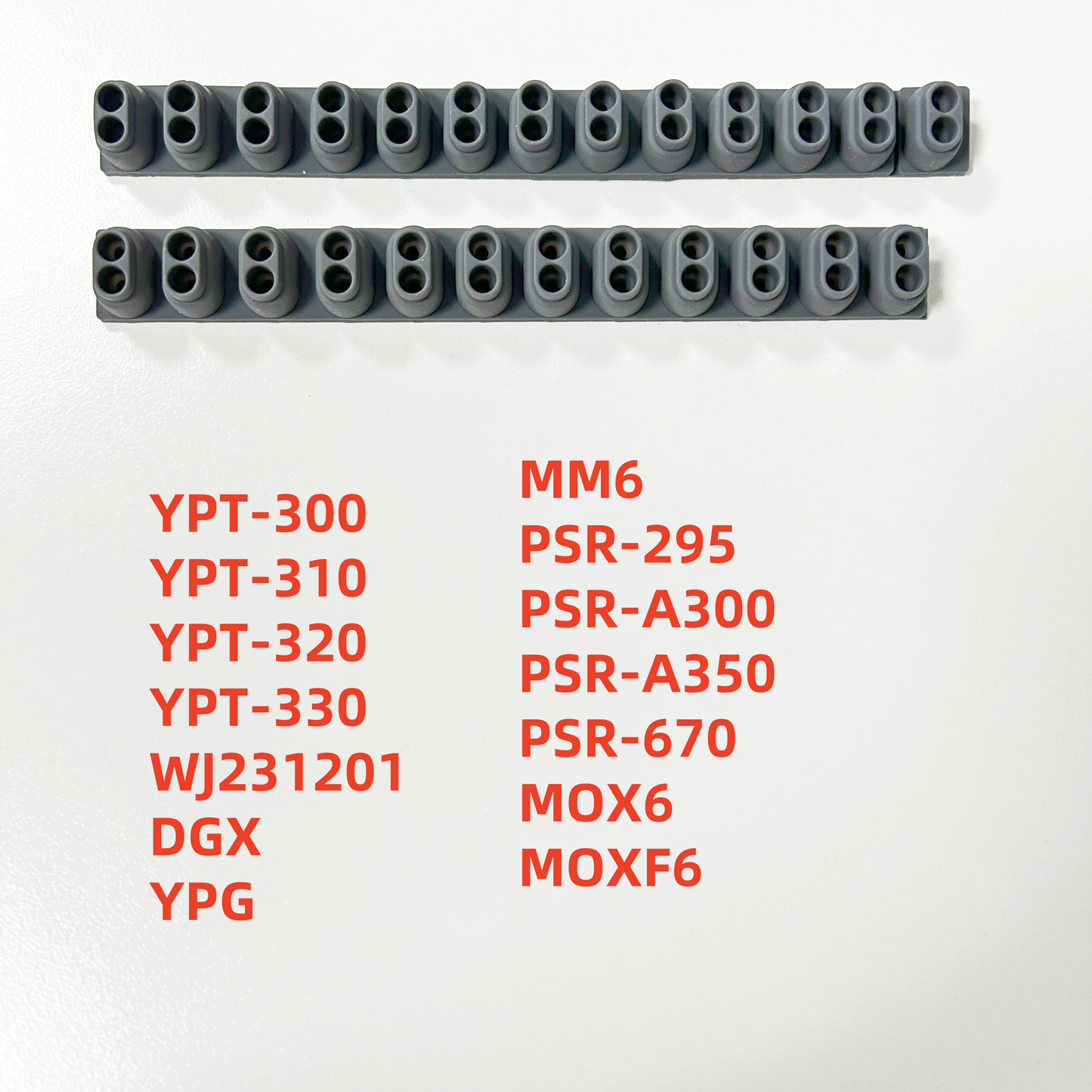 Keyboard Rubber Contact For YAMAHA YPT-300 YPT-310 YPT-320 YPT-330 WJ231201 DGX YPG MM6 PSR-295 PSR-A300 PSR-A350 PSR-670 MOX6 MOXF6