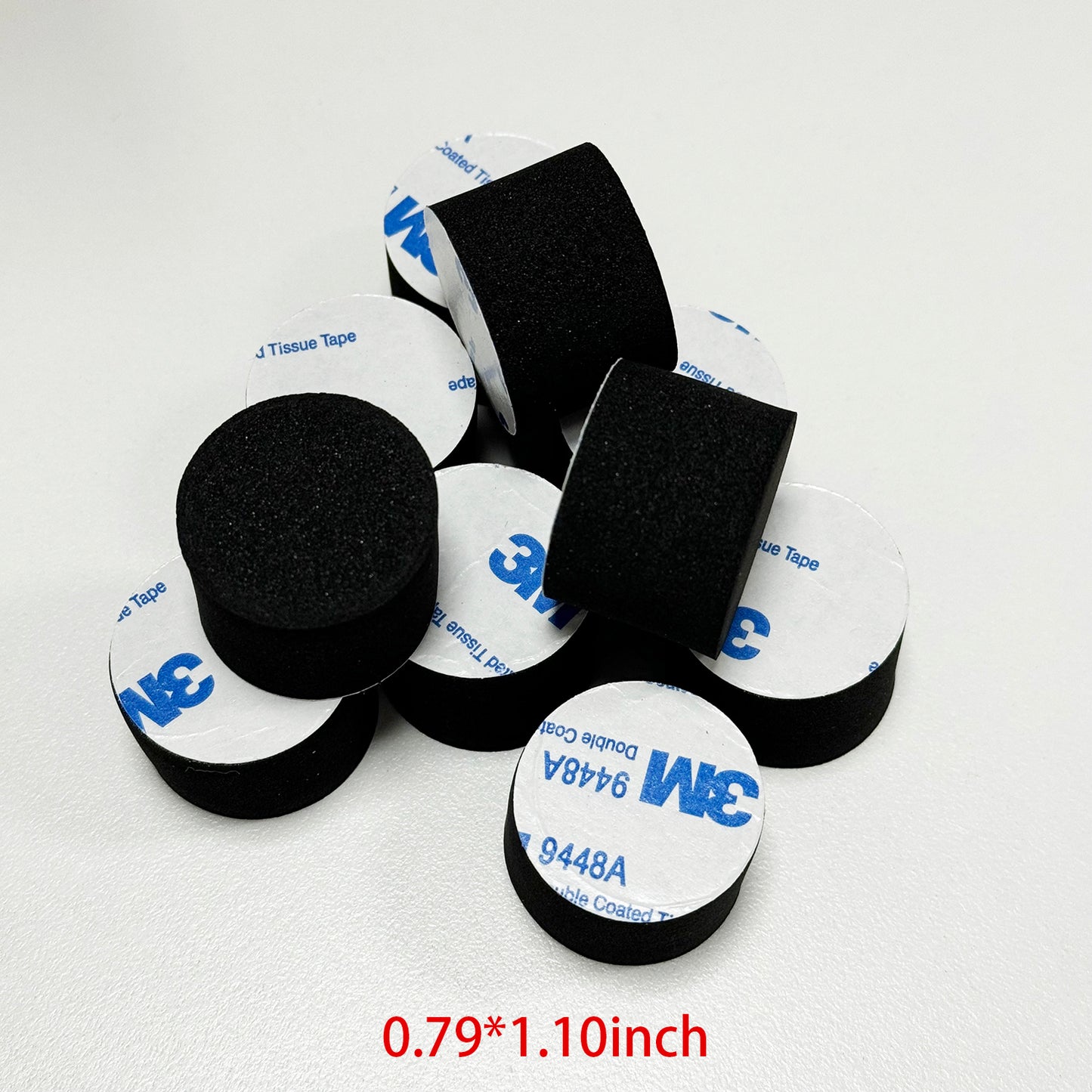 0.79*1.10inch Electronic Drum Part Trigger Cone Sponge Foam With Adhesive Electronic Drum Modification High-density Foam 28x20mm 1/2/5/10pcs