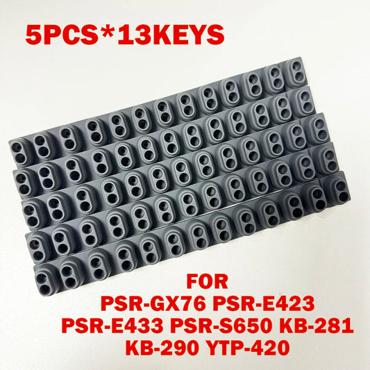 Conductive Rubber Contact Pad Button D-Pad For Yamaha KB-281 KB-290 PSR-GX76 PSR-E423 PSR-E433 PSR-S650 YTP-420