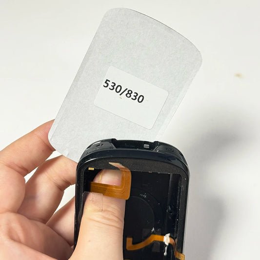 Without Battery Back Cover Case With Supporting Double-sided Tape For GARMIN Edge 830 Rear Housing Shell Bicycle Speedmeter Part