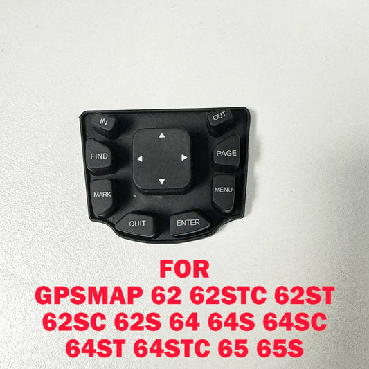 For GARMIN GPSMAP 62 62stc 62st 62sc 62s 64 64s 64sc 64st 64stc 65 65s Keypad Button Rubber Keyboard Handheld GPS Part