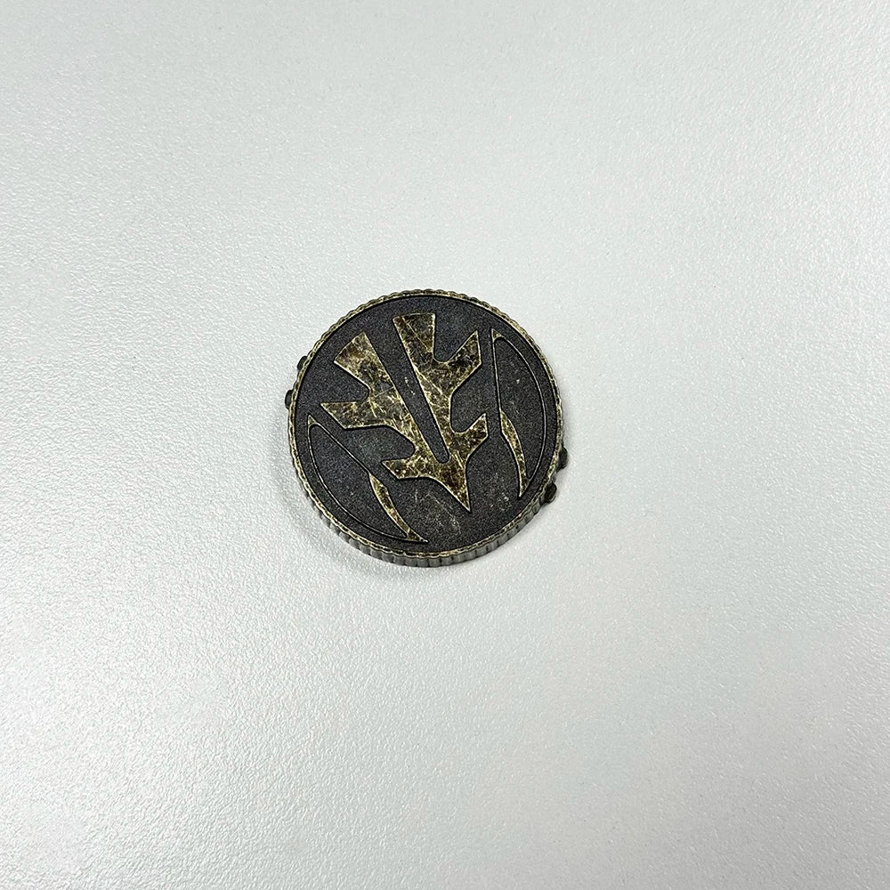 1991 1992 1993 TIGER Dino Power Coin Gold / Weathered Made For 91-93 Ranger Morpher Metal Part