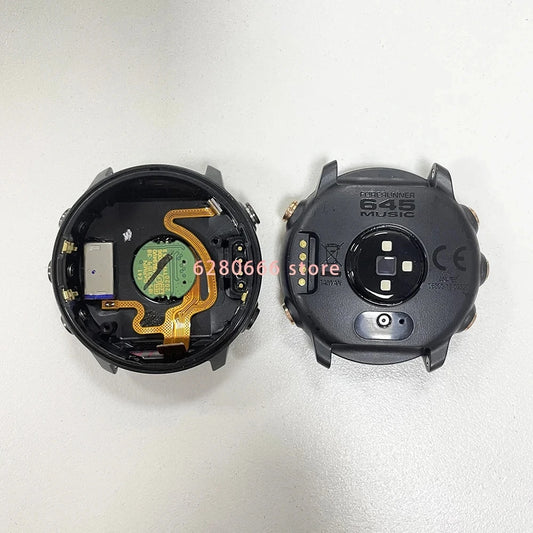For GARMIN Forerunner 645 Music Back Cover Case Forerunner 645M Rear Cover Case With / Without Sensor Replacement Part Repair