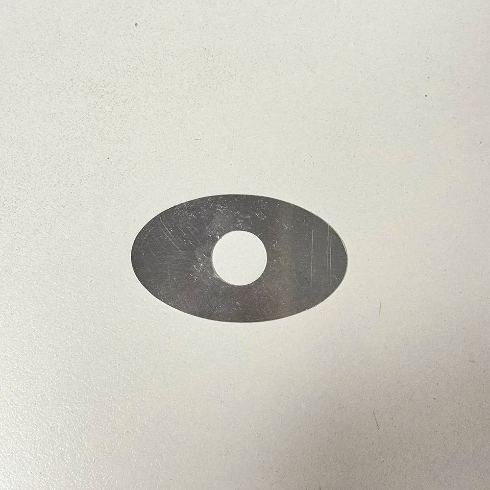 Oval Drum Badge Slingerland Black and Silver Niles ILLINOIS 70's through early 80's Logo Plate Vintage Part