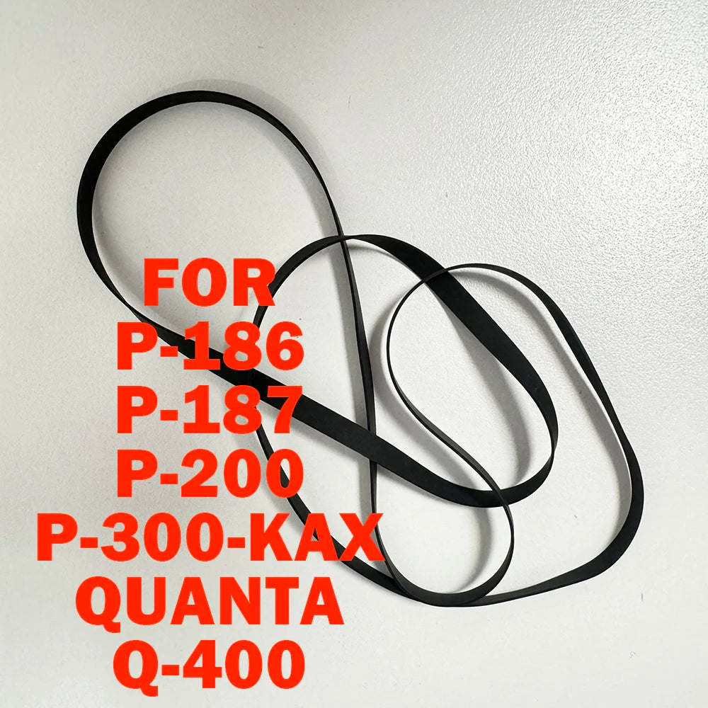 Cassette Player Rubber Drive Belt For BSR P 186 187 200 300KAX QUANTA Q400 Conveyor Belt Old Broken Replacement