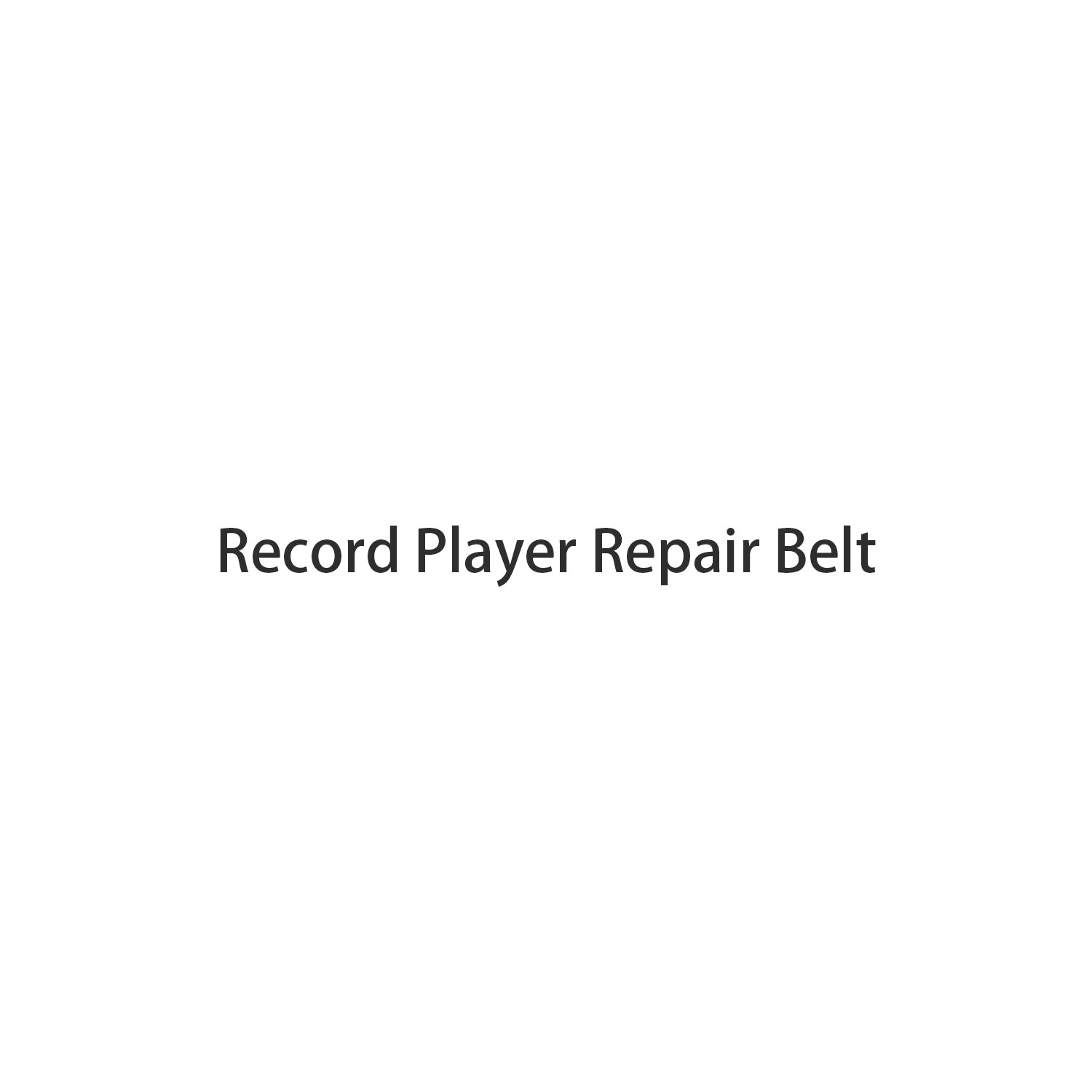 Record Player Belt