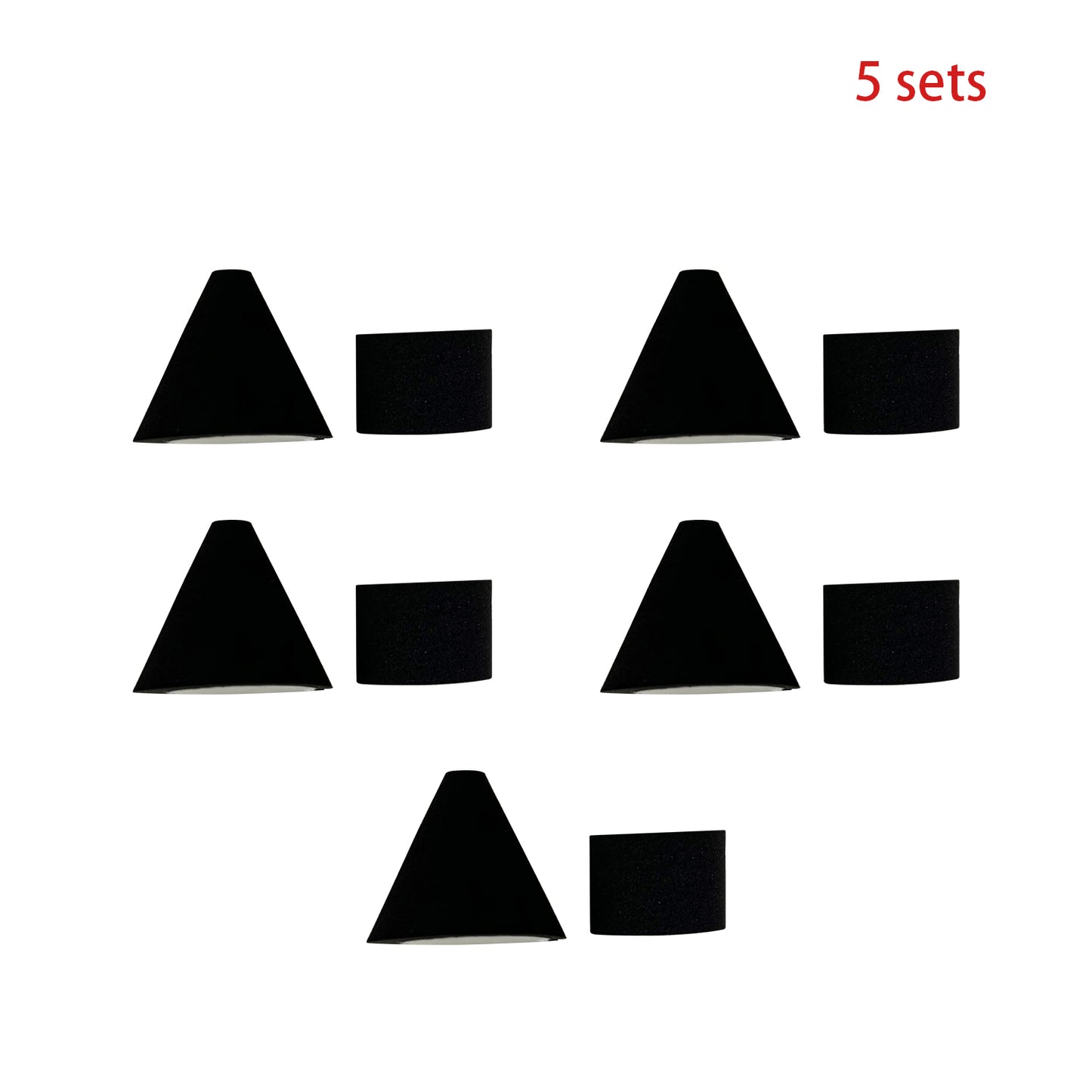 35x37mm Electric Drum Part Trigger Sponge Cone Foam & 20*28mm Drum Trigger With Adhesive Percussion Instrument Part