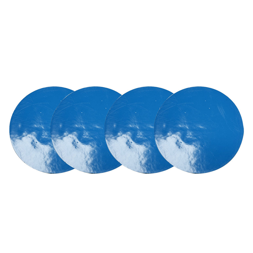 4pcs 1980-1996 FORD F150 BRONCO VAN Center Caps RED EMBLEM STICKERS BADGES LOGO Bronco 92 93 94 95 96 Hollander