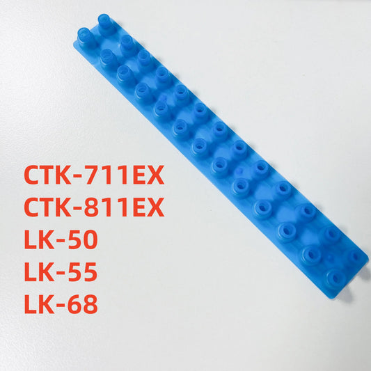 Conductive Rubber Key Contact Conductive Strip For Casio CTK-711EX CTK-811EX LK-50 LK-55 LK-68