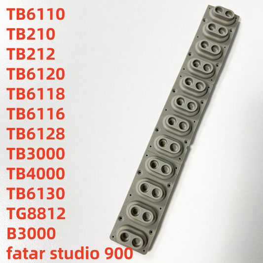 Conductive Rubber Key Contact Conductive Strip For Ringway TB6110 TB210 TB212 TB6120 TB6118 TB6116 TB6128 TB3000 TB4000 TB6130 TG8812 B3000 fatar studio 900