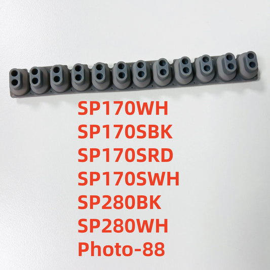 Conductive Rubber Key Contact Conductive Strip For Korg SP170WH SP170SBK SP170SRD SP170SWH SP280BK SP280WH Photo-88