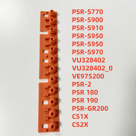 Conductive Rubber Key Contact Conductive Strip For Yamaha  PSR-S770 PSR-S900 PSR-S910 PSR-S950 PSR-S950 PSR-S970 VU328402 VU328402_0 VE975200 PSR-2 PSR 180 PSR 190 PSR-GR200 CS1X CS2X