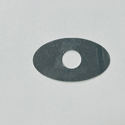 Slingerland Black and Silver Oval Drum Badge, Niles IL 70's through early 80's