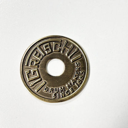 Gretsch Round Badge For Snare With Brass Grommet
