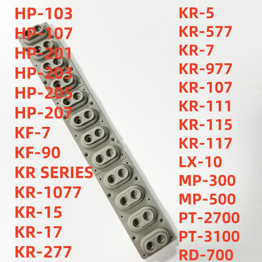 Conductive Rubber Key Contact Conductive Strip For Roland HP-103 HP-107 HP-201 HP-203 HP-205 HP-207 KF-7 KF-90 KR SERIES KR-1077 KR-15 KR-17 KR-277 KR-377 KR-5 KR-577 KR-7 KR-977 KR-107 KR-111 KR-115 KR-117 LX-10 MP-300 MP-500 PT-2700 PT-3100 RD-700