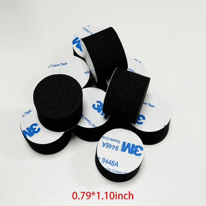 0.79*1.10inch Electronic Drum Part Trigger Cone Sponge Foam With Adhesive Electronic Drum Modification High-density Foam 28x20mm 1/2/5/10pcs