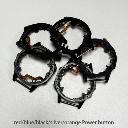 Middle Frame For Garmin Fenix 5 / Fenix 5 Sapphire / Fenix 5 Plus Back Cover Frame With Button , Stem Middle Box Frame Power Button Part Repair