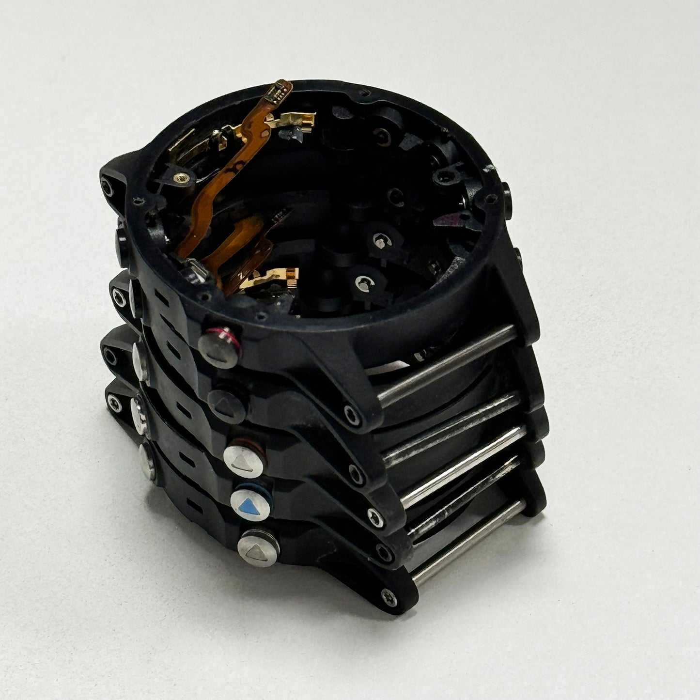 Middle Frame For Garmin Fenix 5 / Fenix 5 Sapphire / Fenix 5 Plus Back Cover Frame With Button , Stem Middle Box Frame Power Button Part Repair