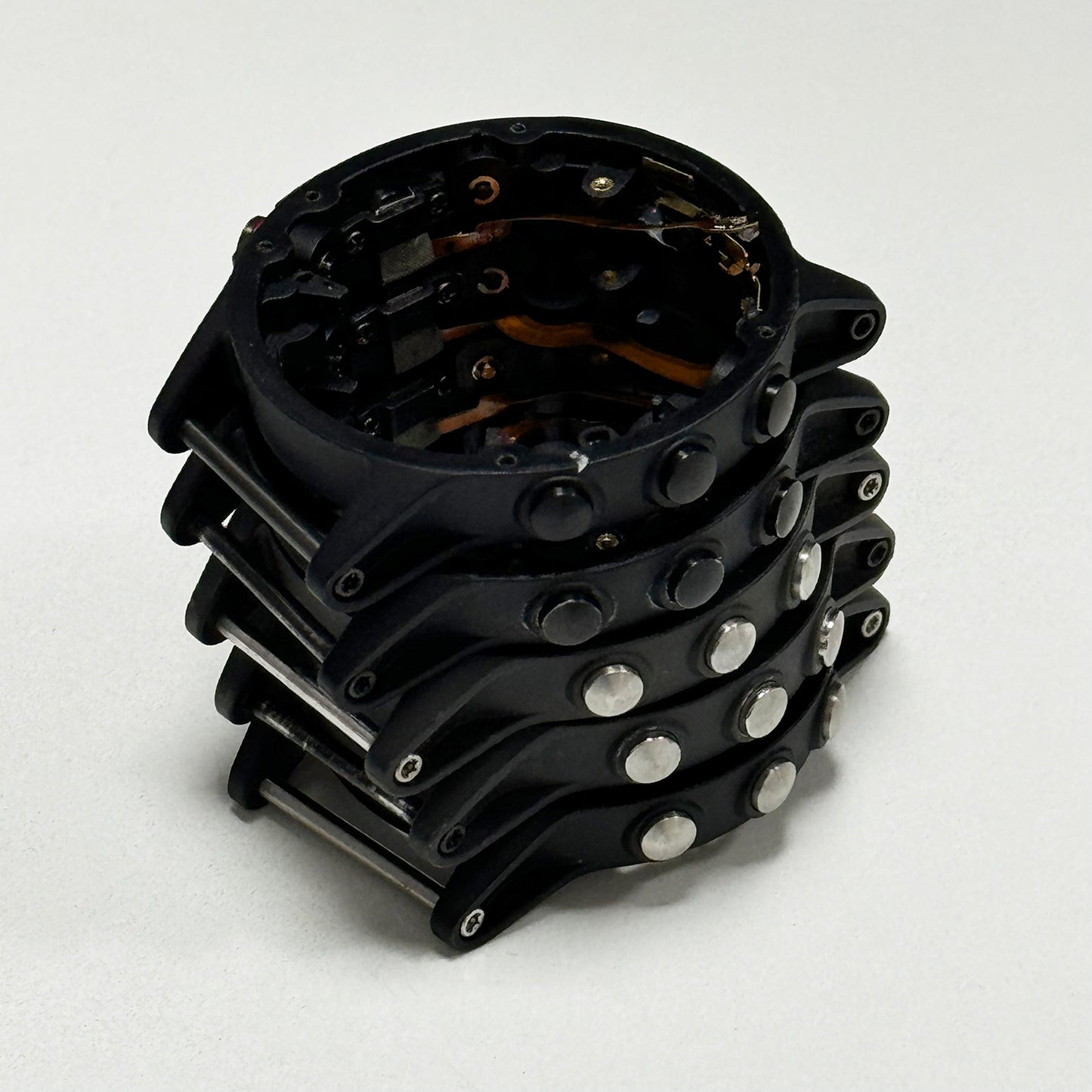Middle Frame For Garmin Fenix 5 / Fenix 5 Sapphire / Fenix 5 Plus Back Cover Frame With Button , Stem Middle Box Frame Power Button Part Repair