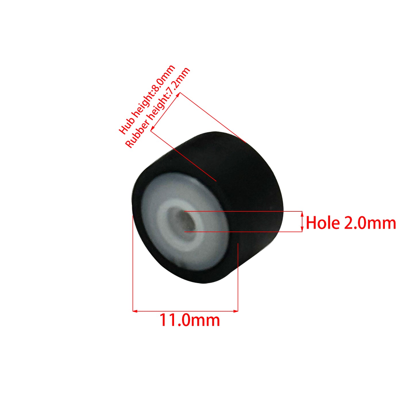 Left source pinch roller compatible with later Sony ES cassette decks