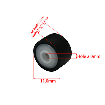 Left source pinch roller compatible with later Sony ES cassette decks
