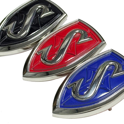 RED/BLACK/BLUE SILVIA S HOOD TRUNK EMBLEM BADGE 240 240SX S13 S14 S15 SR20DET