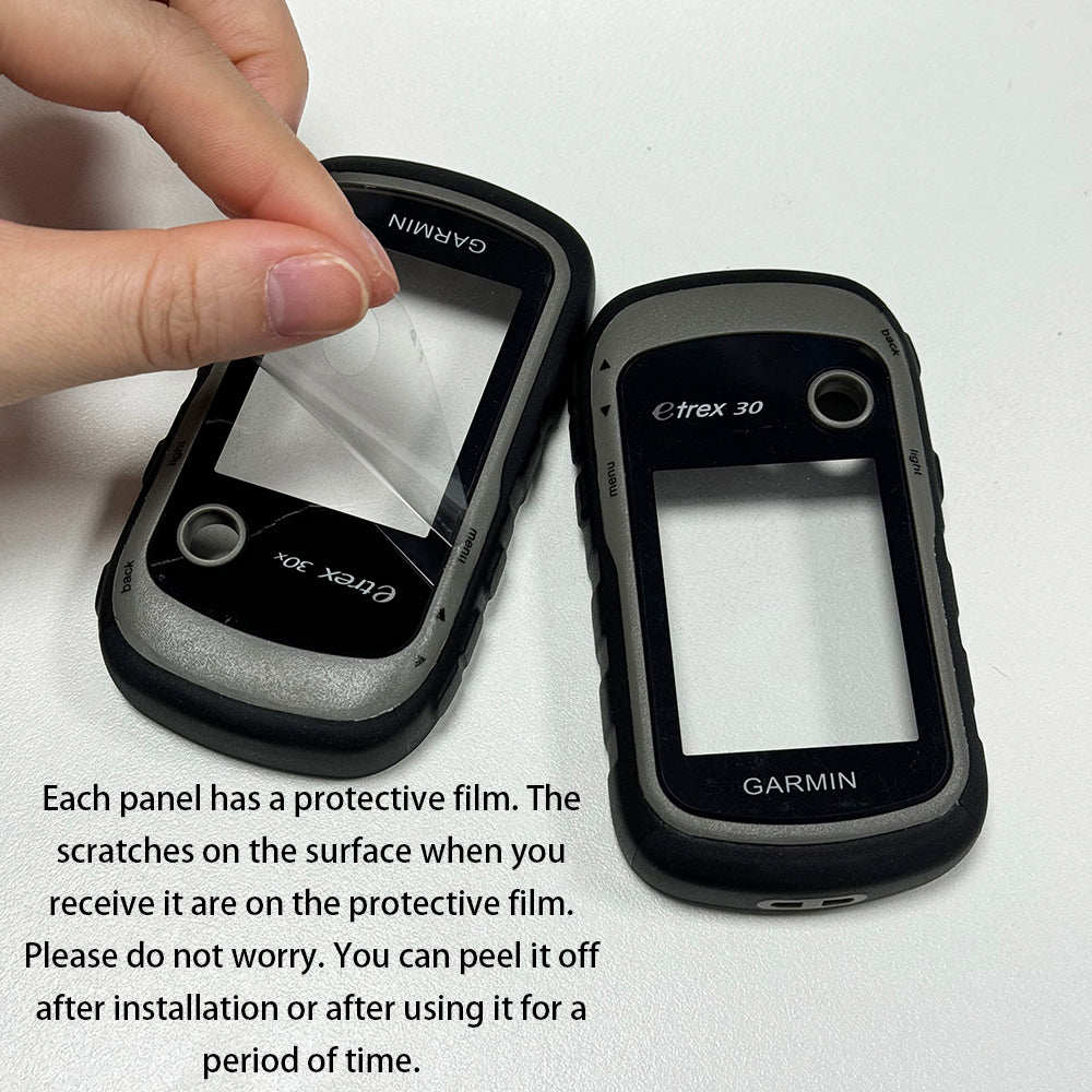 For GARMIN Etrex 30 30X Front Frame and Glass Screen Panel Housing Shell Cover Case with Power Button Handheld GPS Part