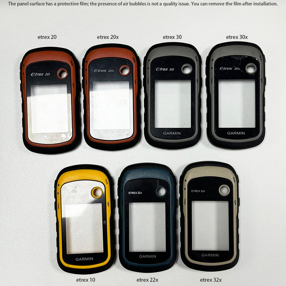 For GARMIN Etrex 10 20 20X 30 30X 22X 32X Front Frame and Glass Screen Panel Housing Cover Case Handheld GPS Part Replacement