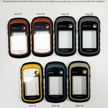 For GARMIN Etrex 10 20 20X 30 30X 22X 32X Front Frame and Glass Screen Panel Housing Cover Case Handheld GPS Part Replacement
