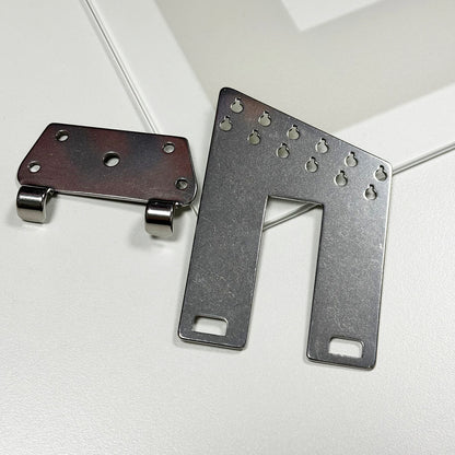 12-string Trapeze Tailpiece Reinforced Vintage Thicker Bracket For Rickenbacker Without 2 Strap Bolt Electric Guitar Chrome Part