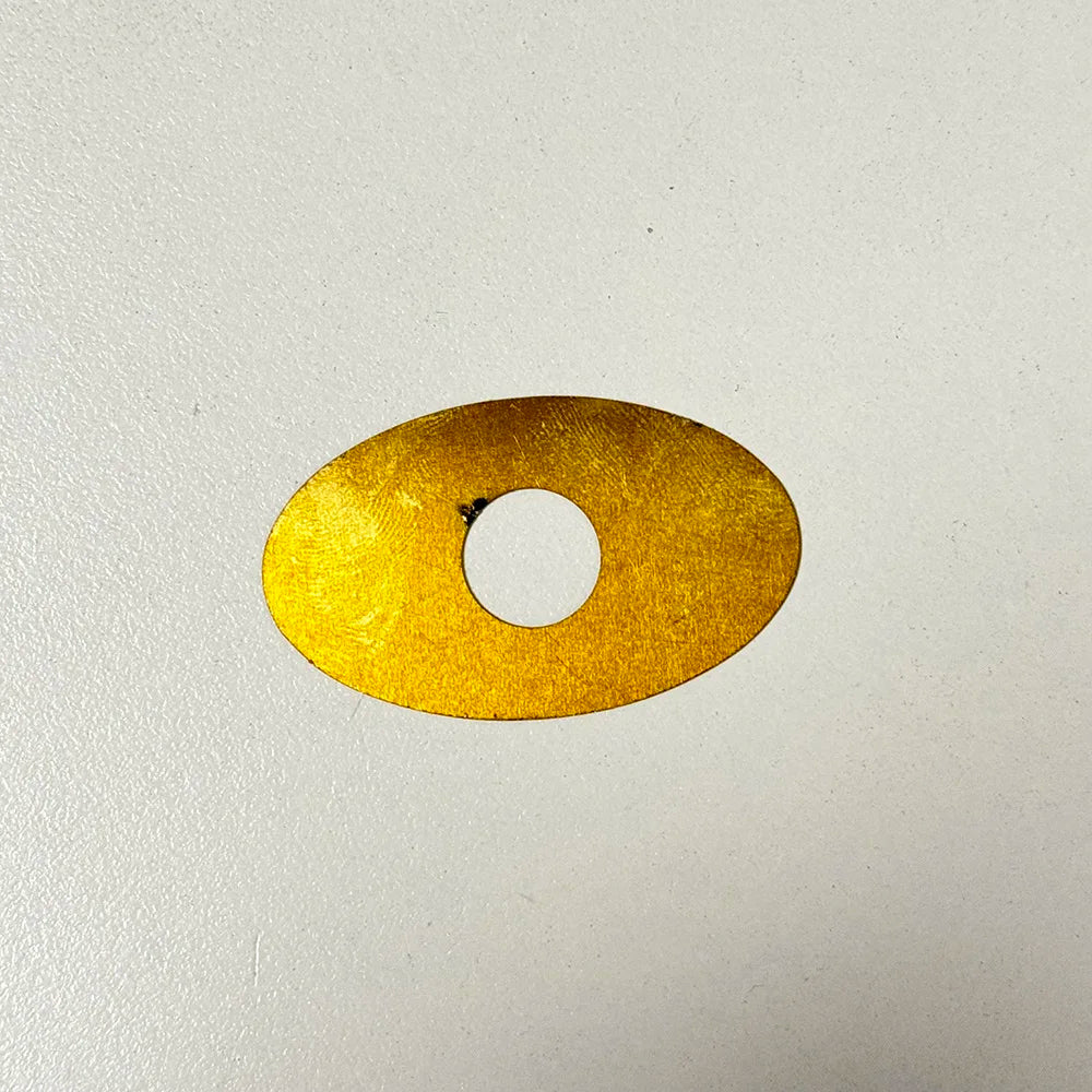 DRUM BADGE 1962-1970 Slingerland Niles ILLINOIS Black & Brass Badge Logo Plate Vintage Part