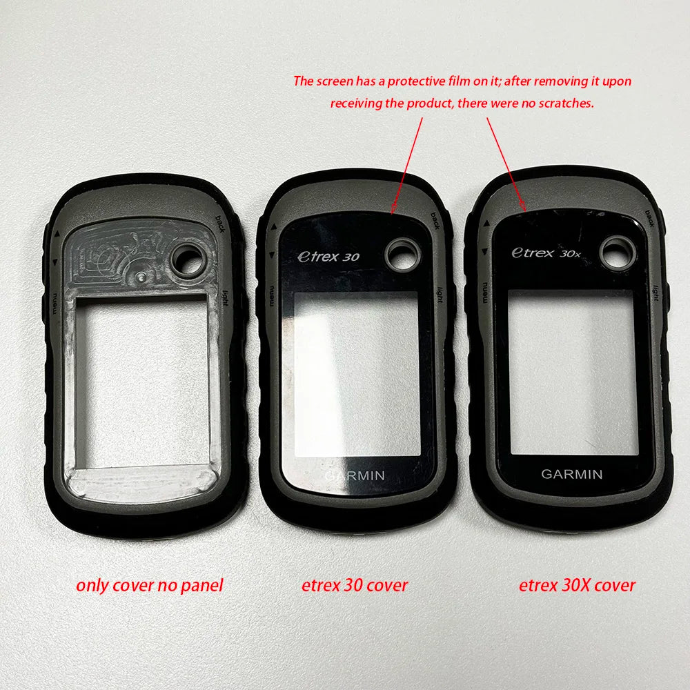 Handheld GPS Optional Part For GARMIN Etrex 30 30X Front Cover Case Side Button Replacement With/Without Front Panel Glass Panel