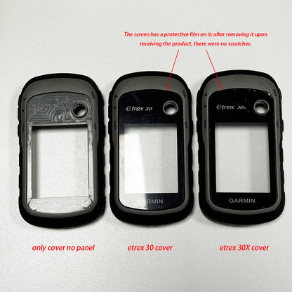 Handheld GPS Optional Part For GARMIN Etrex 30 30X Front Cover Case Side Button Replacement With/Without Front Panel Glass Panel