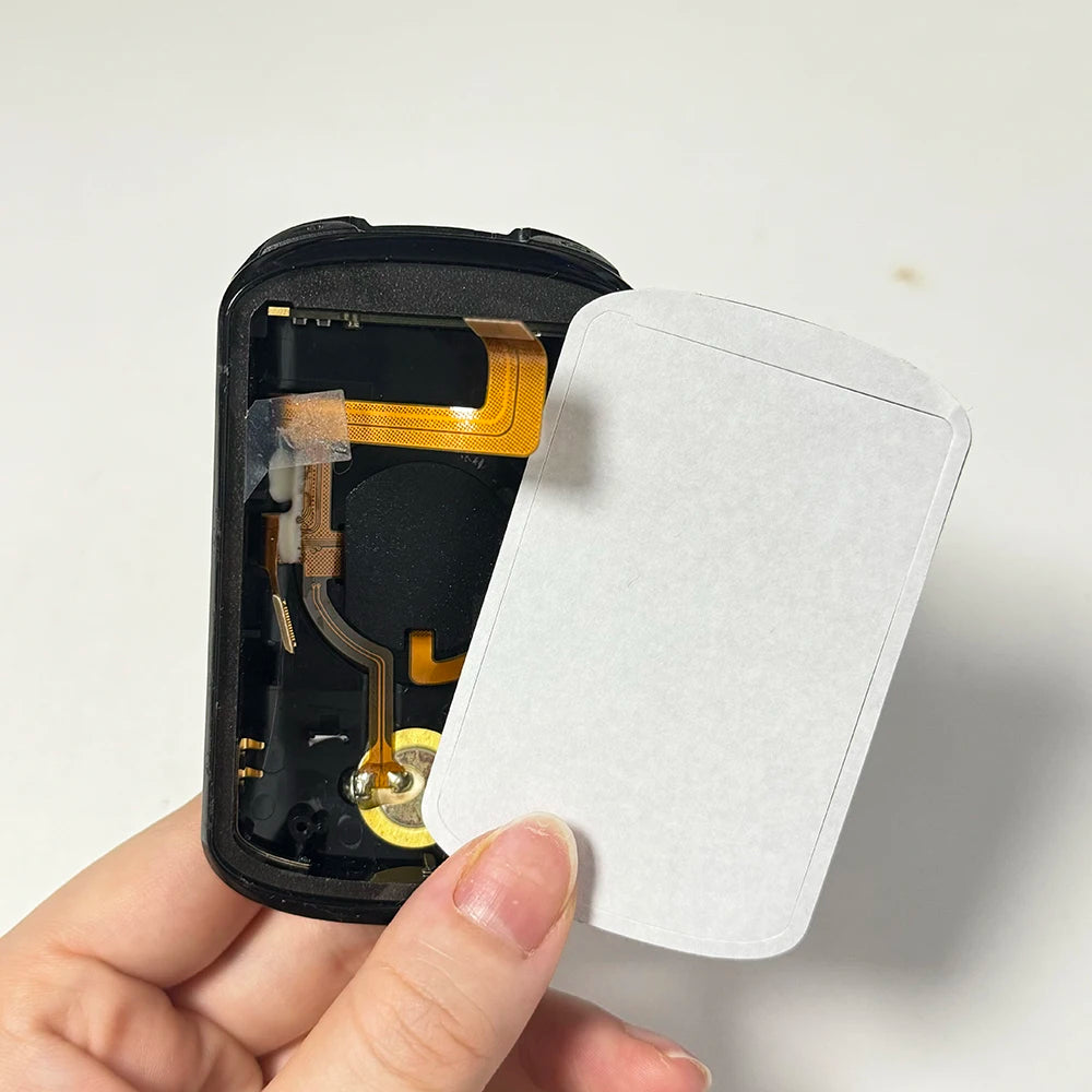 Without Battery Back Cover Case With Supporting Double-sided Tape For GARMIN Edge 830 Rear Housing Shell Bicycle Speedmeter Part