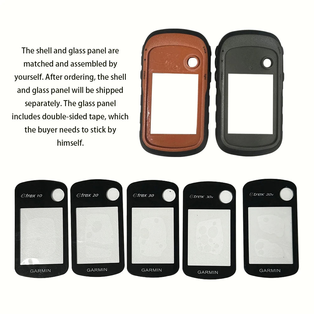 Front Case Cover / Glass Panel For GARMIN eTrex 30 30X 20 20X 10 22X 32X Housing Button GPS Part Read the Description Carefully