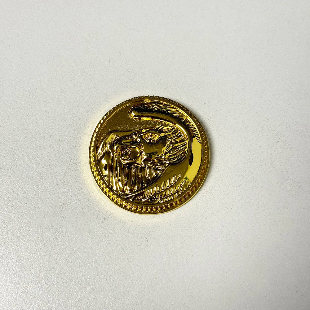 Legacy FALCON Ninja Ninjetti Power Coin-Gold Made for Bandai Legacy Ranger Morpher Dino Cosplay Prop