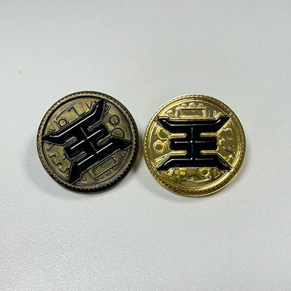 Legacy BLACK ZEO CRYSTAL Power Coin Gold / Weathered Metal Made for Bandai Ranger Legacy Morpher