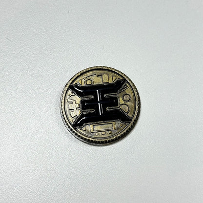 Legacy BLACK ZEO CRYSTAL Power Coin Gold / Weathered Metal Made for Bandai Ranger Legacy Morpher