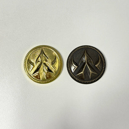 Legacy Drakkon Evolution Power Coin-Gold Coin-Weathered Made for Bandai Legacy Ranger Morpher