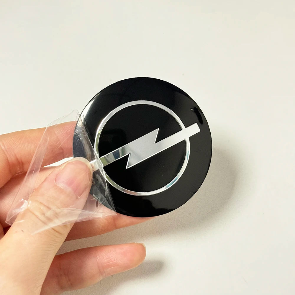 Opel Metal Badge Emblem 73mm Domed For Calibra Cavalier Astra GSI Boot Bonnet Grille Badge With Adhesive Backing