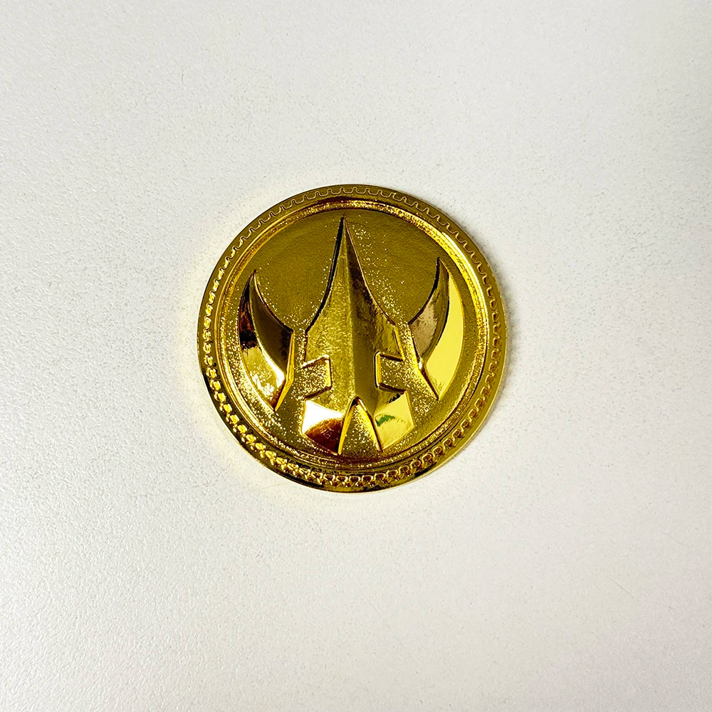 Legacy Lord Drakkon Coin Gold Cosplay Prop for Legacy Morpher