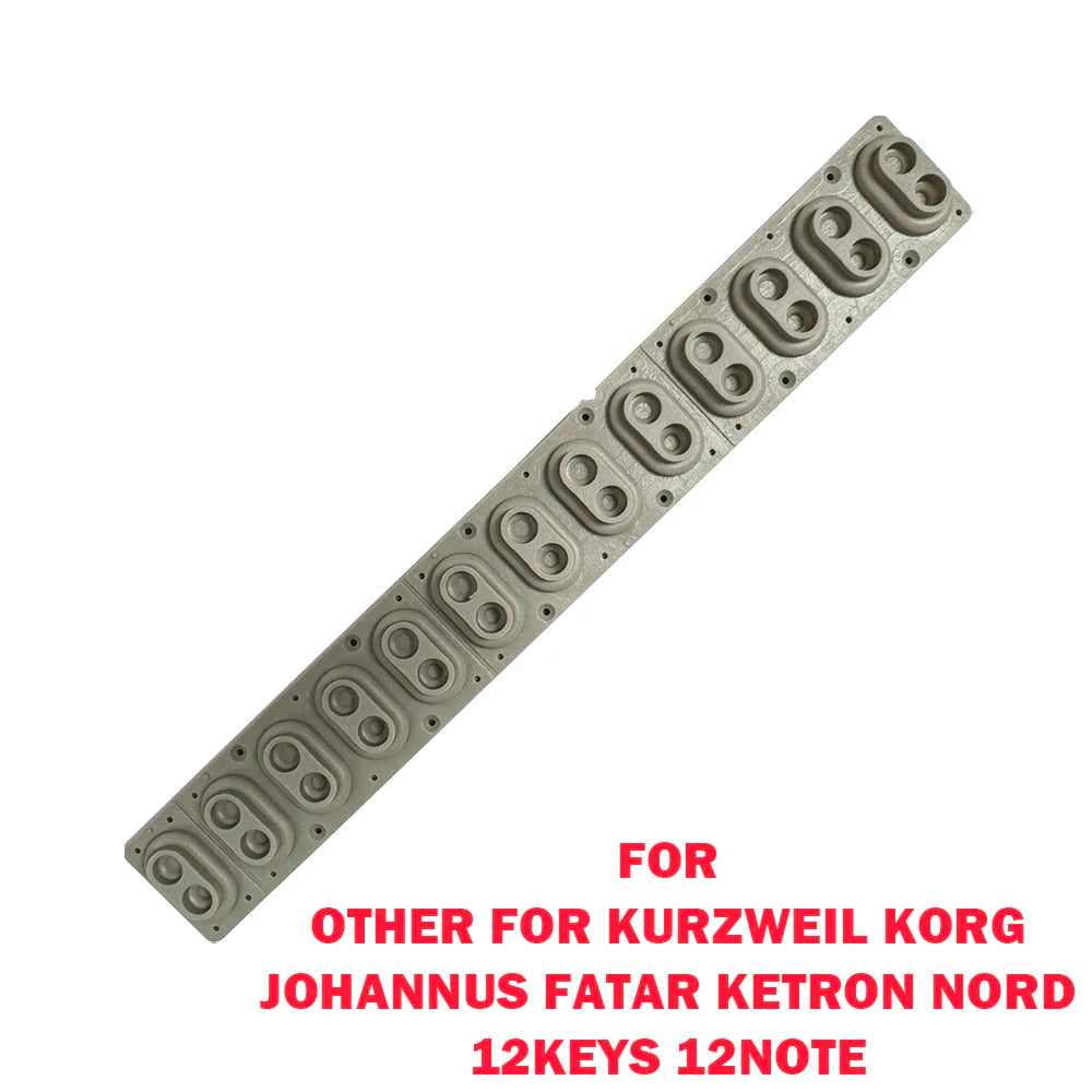 Conductive Rubber Key Contact Conductive Strip For Kurzweil Korg Johannus Fatar Ketron Nord 12keys 12note