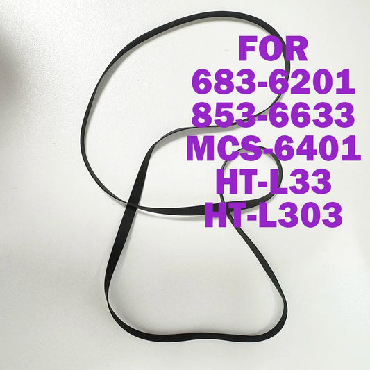 Cassette Player Rubber Drive Belt For JC PENNEY 683-6201 853-6633 MCS-6401 HT-L33 HT-L303