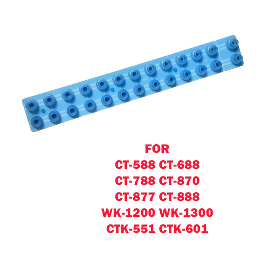 Key Contact Conductive Strip Rubber For Casio CT-588 CT-688 CT-788 CT-870 CT-877 CT-888 WK-1200 WK-1300 CTK-551 CTK-601