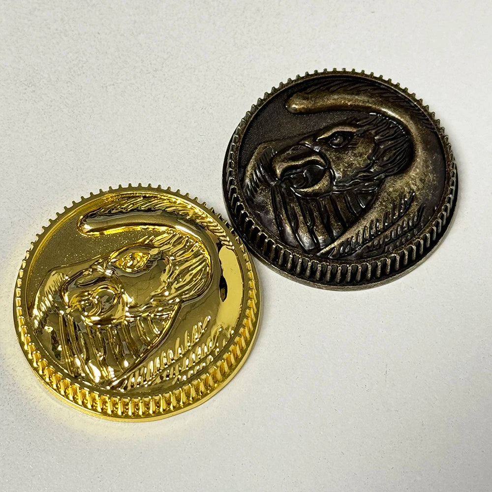 Legacy Lord Drakkon Coin Gold Coin-Weathered Cosplay Prop for Legacy Ranger Morpher