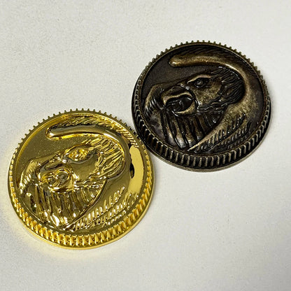 Legacy Lord Drakkon Coin Gold Coin-Weathered Cosplay Prop for Legacy Ranger Morpher