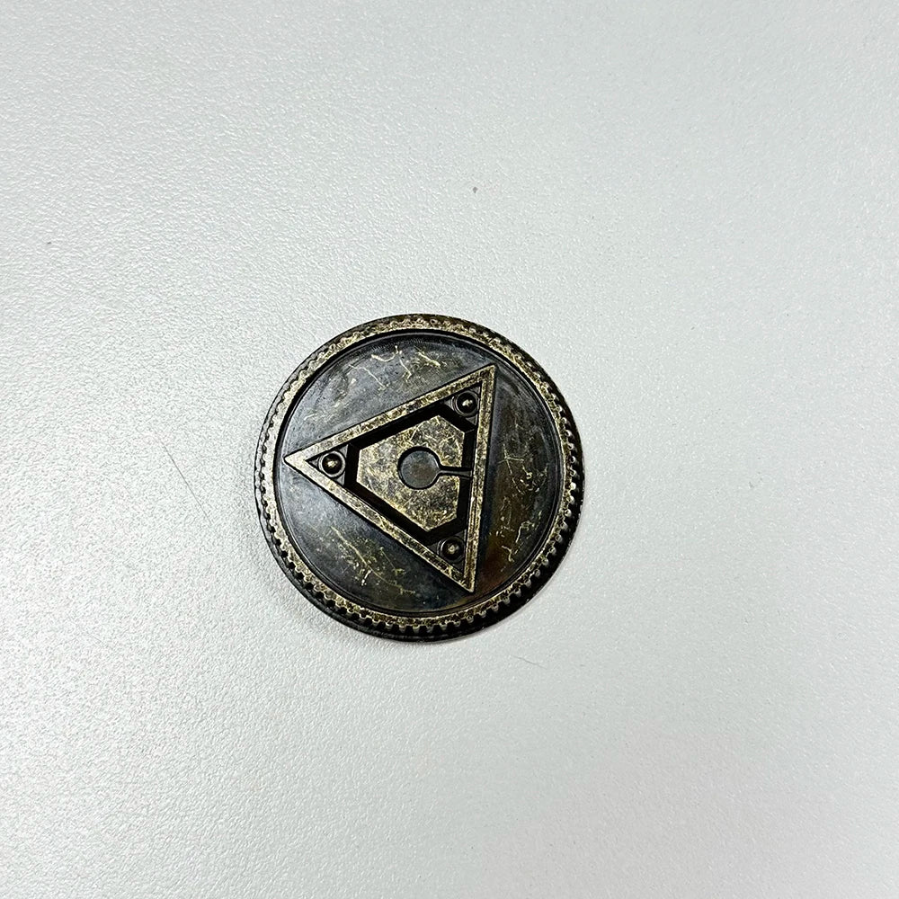Legacy TURBO Power Coin Weathered / Gold Ranger Made for Bandai Legacy Ranger Morpher Cosplay Prop