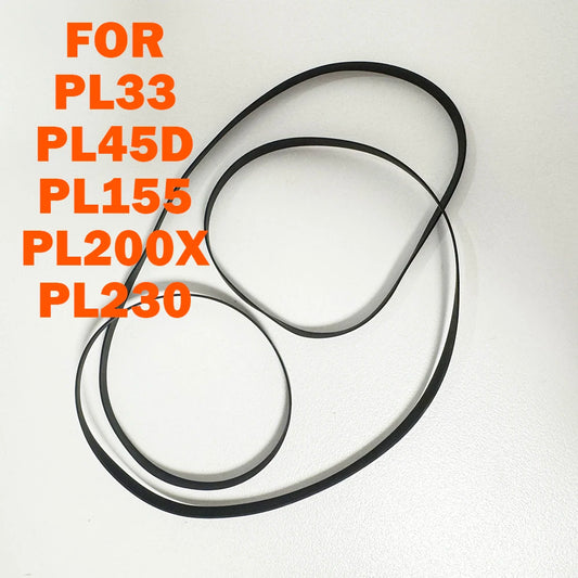 Cassette Player Rubber Drive Belt For PIONEER PL33 PL45D PL155 PL200X PL230