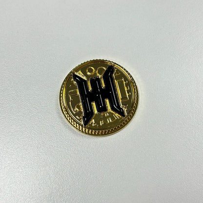 Legacy BLACK ZEO CRYSTAL Power Coin Gold / Weathered Metal Made for Bandai Ranger Legacy Morpher