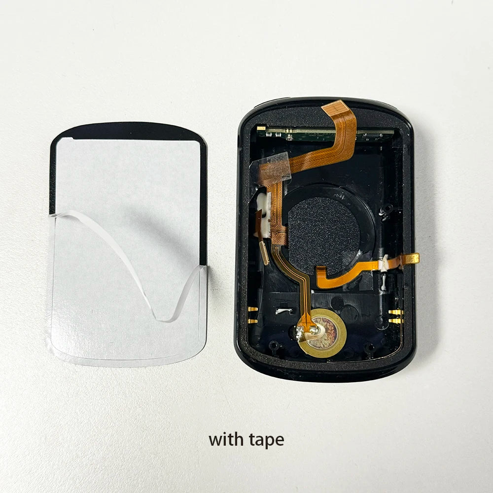 Without Battery Back Cover Case With Supporting Double-sided Tape For GARMIN Edge 830 Rear Housing Shell Bicycle Speedmeter Part